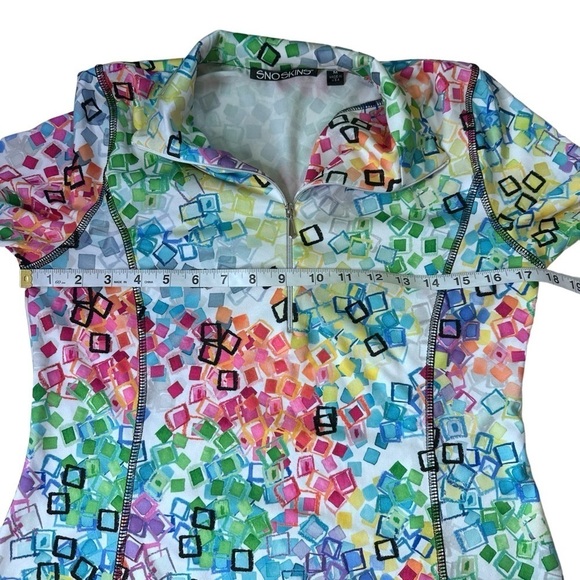 Snoskins Women’s Microfiber 1/4 Zip Top. Size Medium - Picture 3 of 5